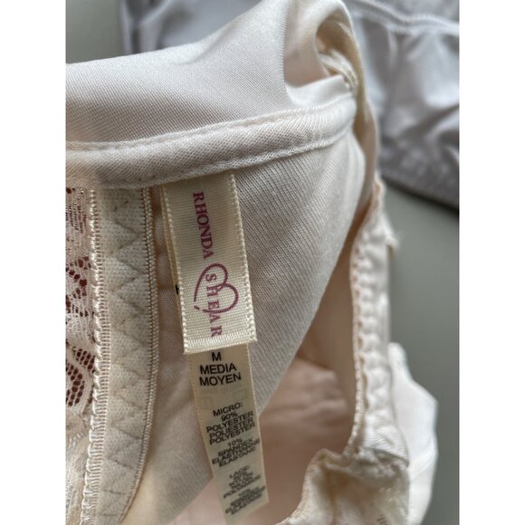 Rhonda Shear 3Pack Classic Pin Up Bra Size Medium Midnight Champagne Gray 648.13 - Picture 5 of 9